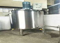 China Tanque de mistura líquido sanitário, tanque de aço inoxidável com agitador/raspador empresa