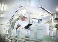 Linha de produção profissional material 304/316 de aço inoxidável sanitário do iogurte de KQ-1000L