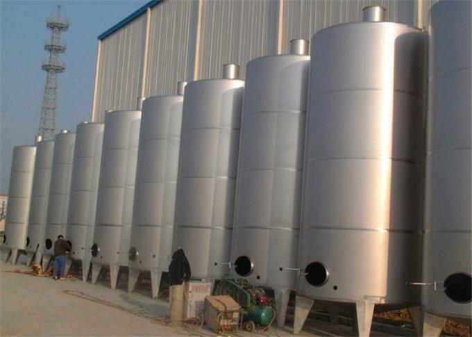 Tanques de fermentação de aço inoxidável do vinho, tanque de pressão de aço inoxidável para a leiteria
