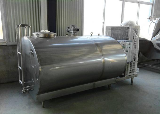 O tanque de terra arrendada fresco do leite de KQ3000L R22 404A com refrigerar a máquina FDA certificou