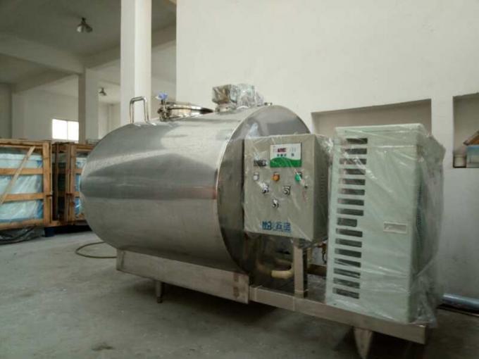 Cuba de aço inoxidável industrial do leite/tanque de armazenamento vertical cru fresco asséptico do leite