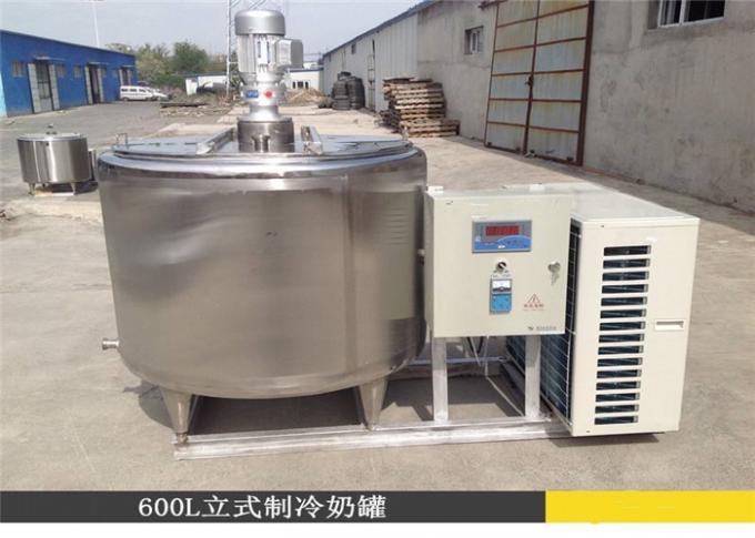 2000 - material de aço inoxidável do tanque refrigerar de leite 6000L com compressor de ar
