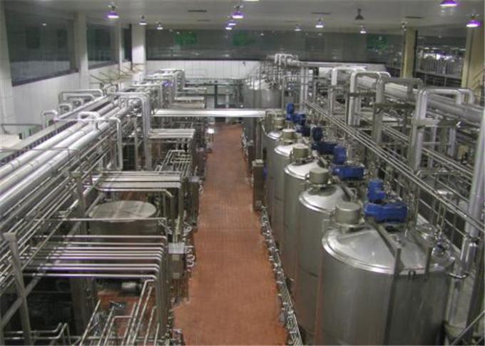 A linha de produção totalmente automático 1000L do iogurte Flavored a máquina de processamento do queijo