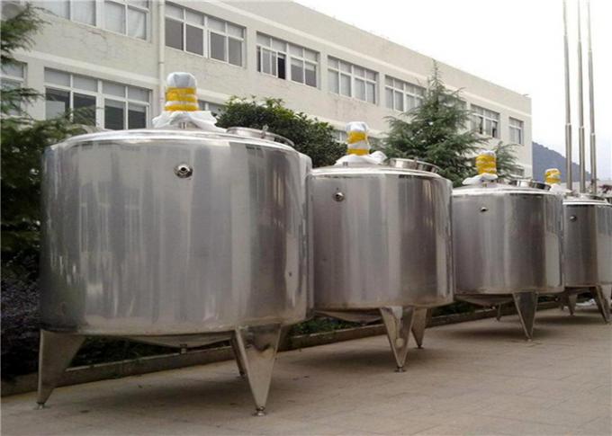 Fácil opere os tanques de mistura de aço inoxidável/o tanque armazenamento do leite para a leiteria