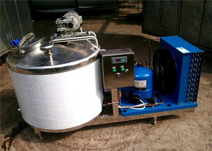 Resistência de corrosão de aço inoxidável do tanque 1000L refrigerar de leite com caixa de controle