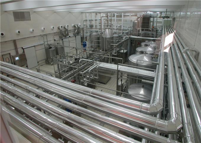 Linha de produção do leite da amêndoa/linha produção material de aço inoxidável sanitário da bebida