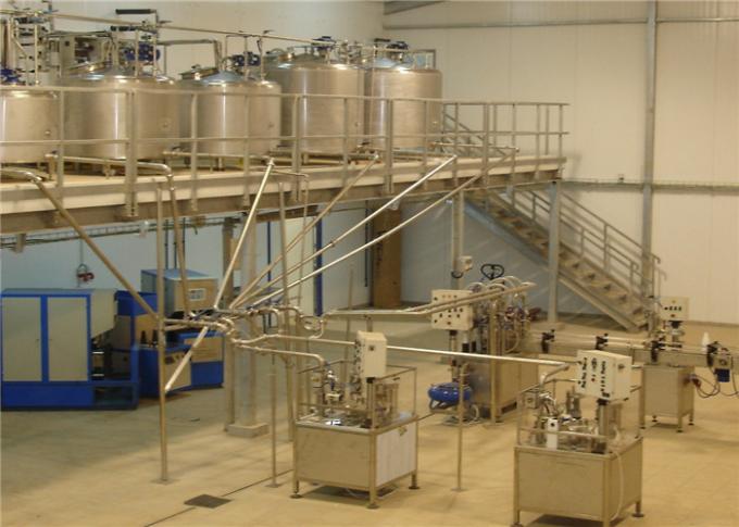 Linha de produção automática fábrica de tratamento do leite 3000L 5000L do leite da leiteria do UHT
