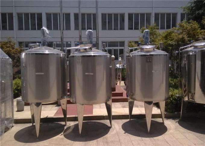O tanque de mistura líquido de aço inoxidável para a bebida/indústria alimentar FDA aprovou