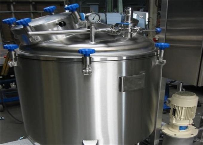 500 - 2000 tanques de aço inoxidável do galão, tanque refrigerar de leite para a fábrica da bebida