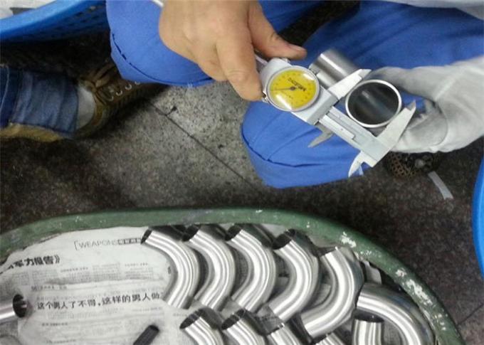 Tamanho de aço inoxidável dos encaixes de tubulação de Kaiquan personalizado para a indústria de leiteria do leite