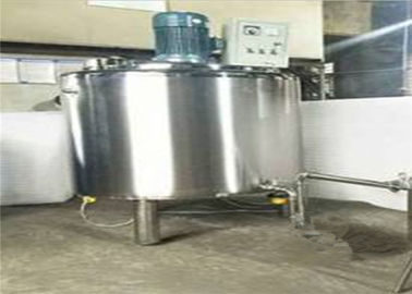 Tanque de mistura líquido sanitário, tanque de aço inoxidável com agitador/raspador