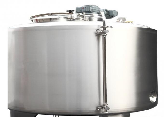 A tesoura alta Flavored os tanques de armazenamento de mistura do suco do tanque 1000L do leite com revestimento/isolação